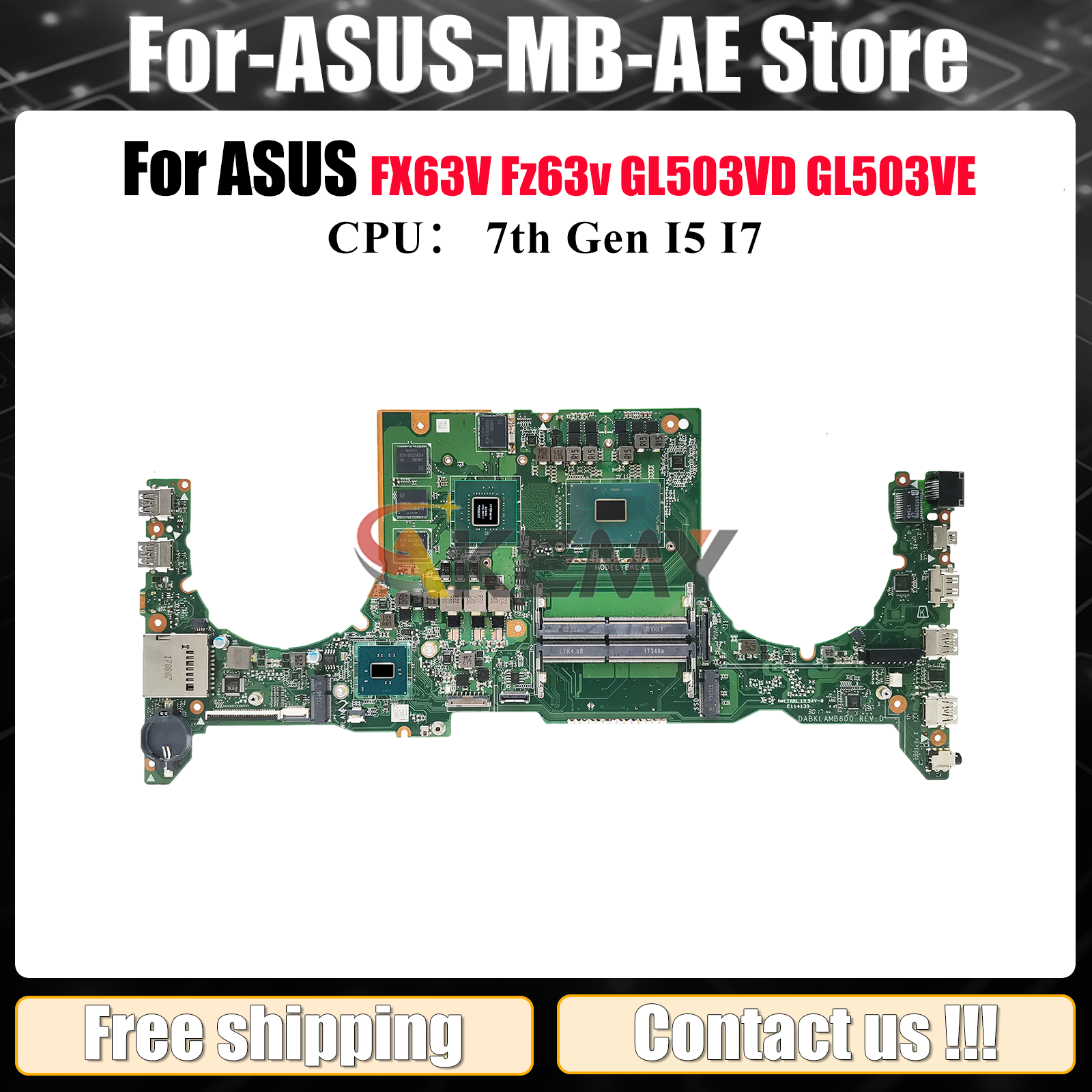 Pc Gaming I5 - GL503VD Laptop Motherboard For ASUS ROG
