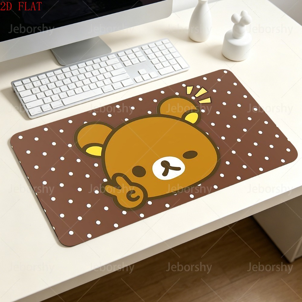Pc Gaming Aesthetic - Rilakkuma Large Desk Pad Cute Bear