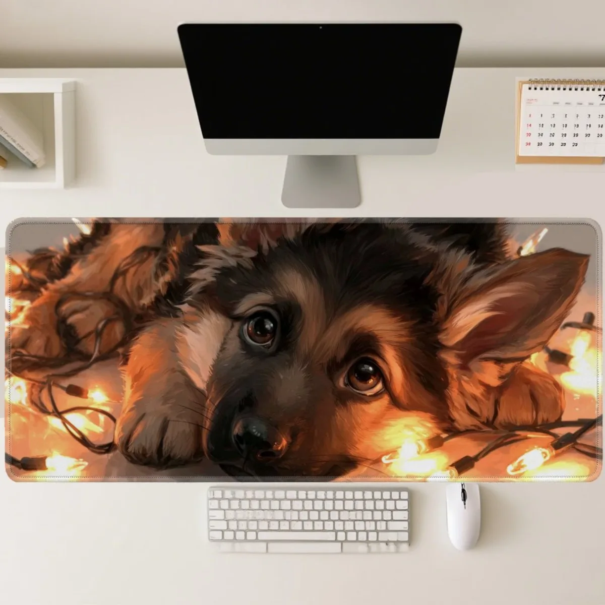 Pc Gaming Aesthetic - Gaming Mouse Pad Cute German Shepherd