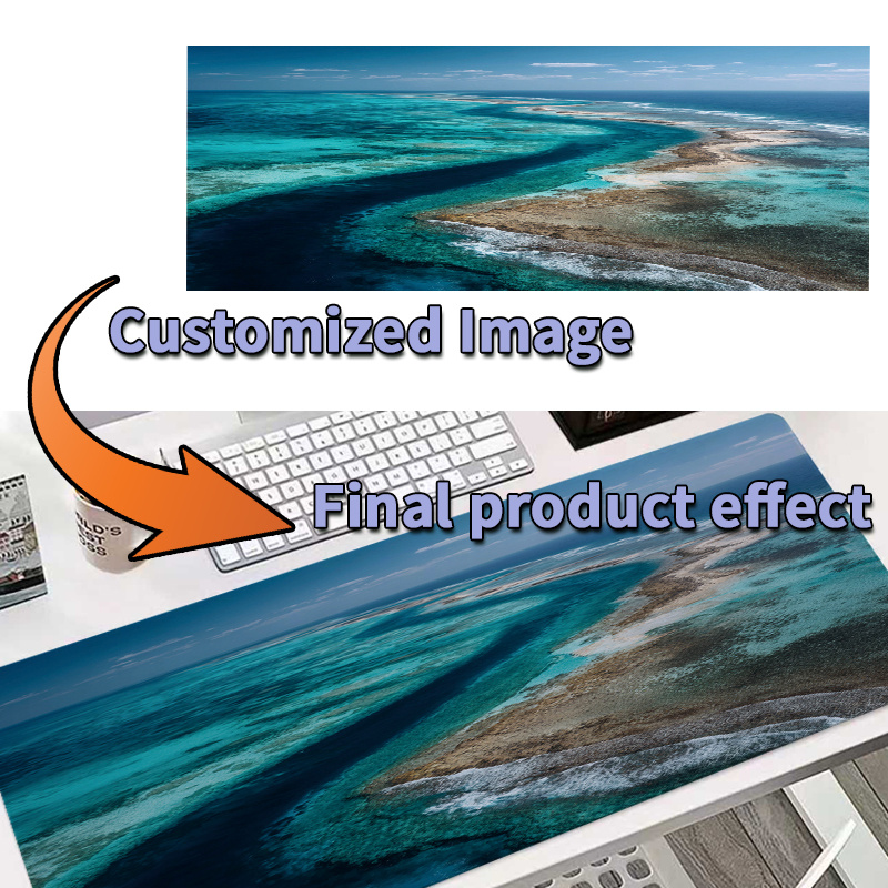Large Custom Mouse pad 22x18-9 - Gaming Desk Mat avis et prix
