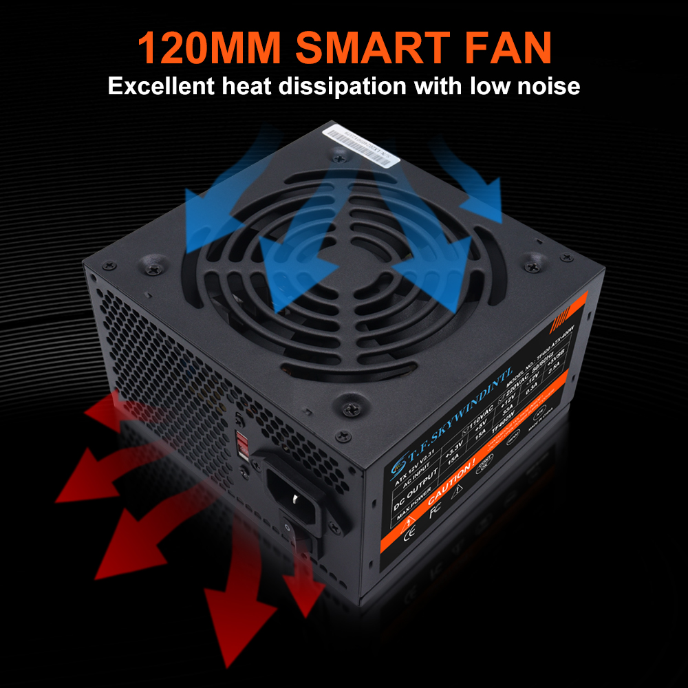 400W PC Power Supply for Gamin - Pc Unit For Gaming avis et prix
