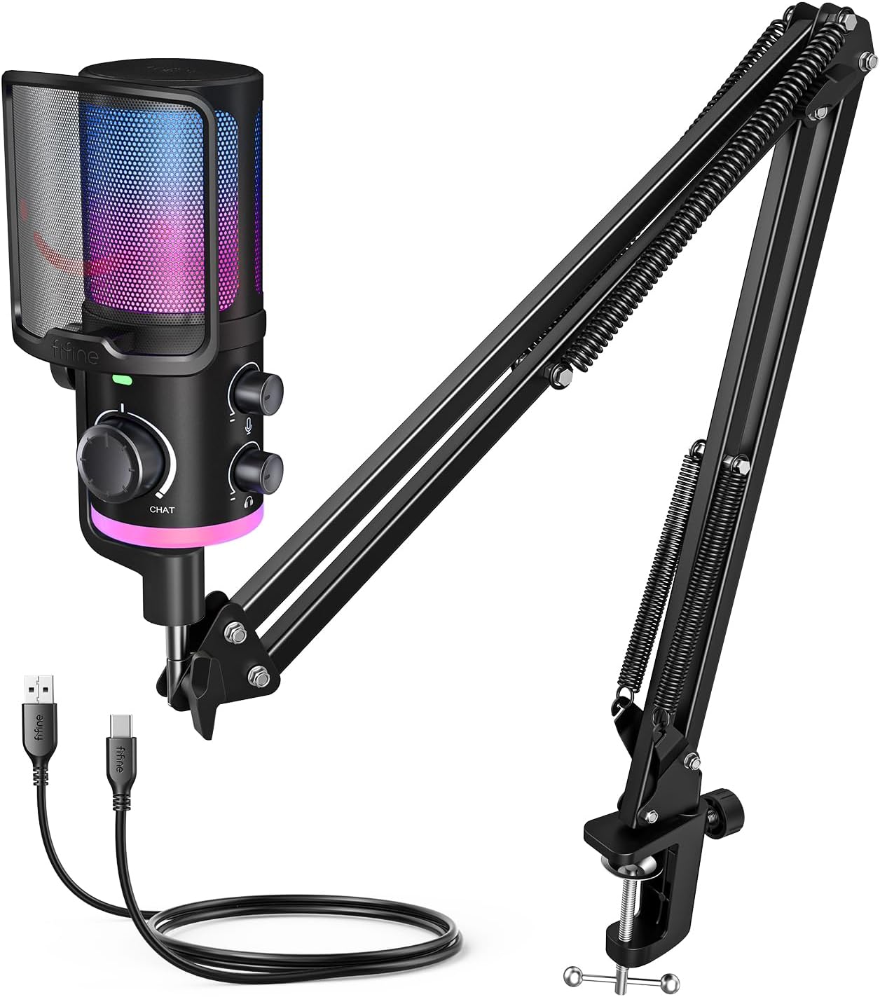 USB Streaming Mic Kit with RGB - Pc Gaming Youtuber avis et prix