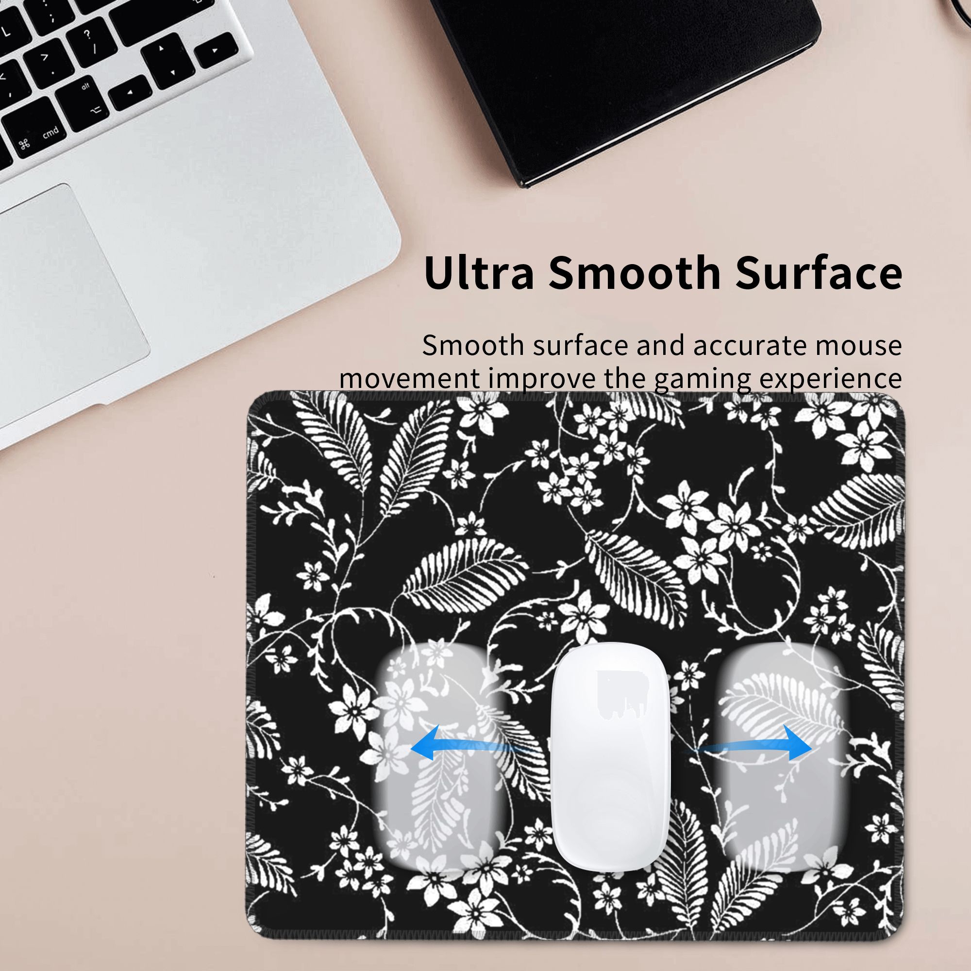Black White Plant Flower Aesth - Pc Gaming Aesthetic avis et prix