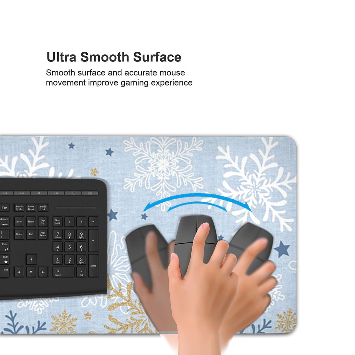 Snowflake Aesthetic Large Mous - Pc Gaming Aesthetic avis et prix