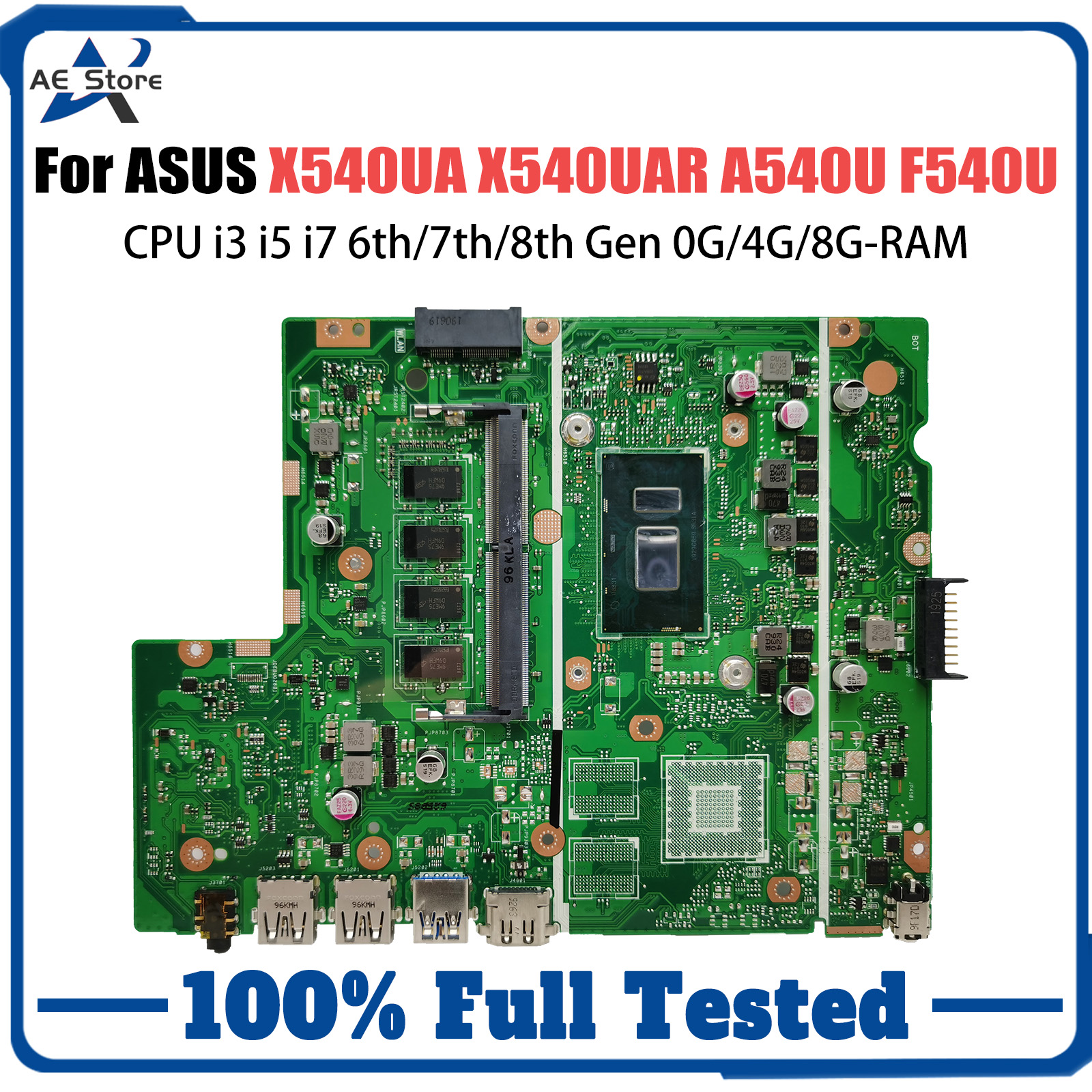 X540UA Laptop Motherboard For  - Pc Gaming I5 avis et prix