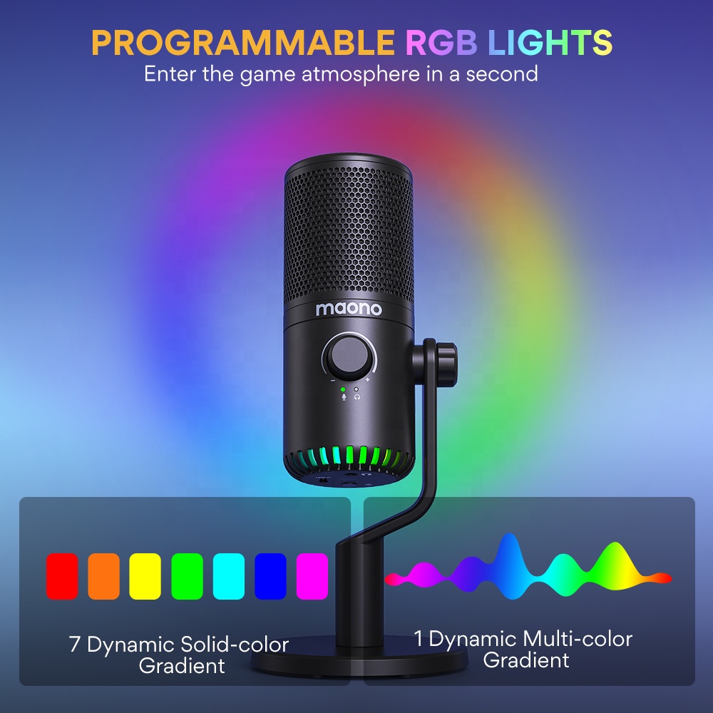 MAONO PC Programmable RGB Gami - Pc Gaming Youtuber avis et prix