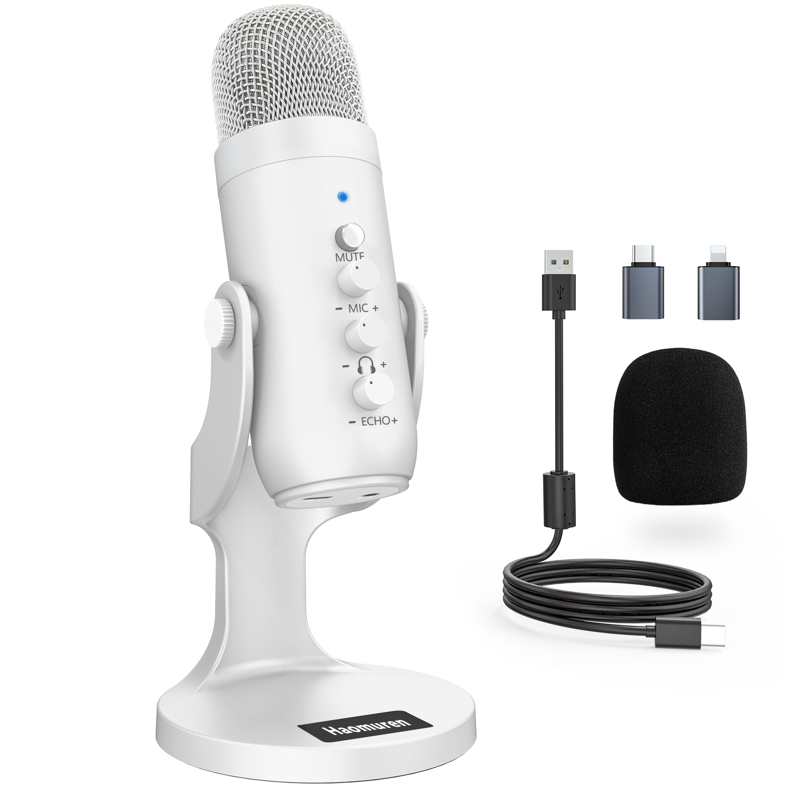 Professional White USB Condens - Pc Gaming Youtuber avis et prix