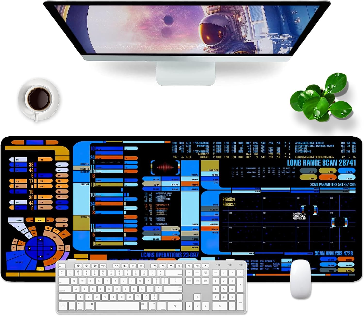 Spacecraft Dashboard Gaming Mo - Gaming Desk Mat avis et prix
