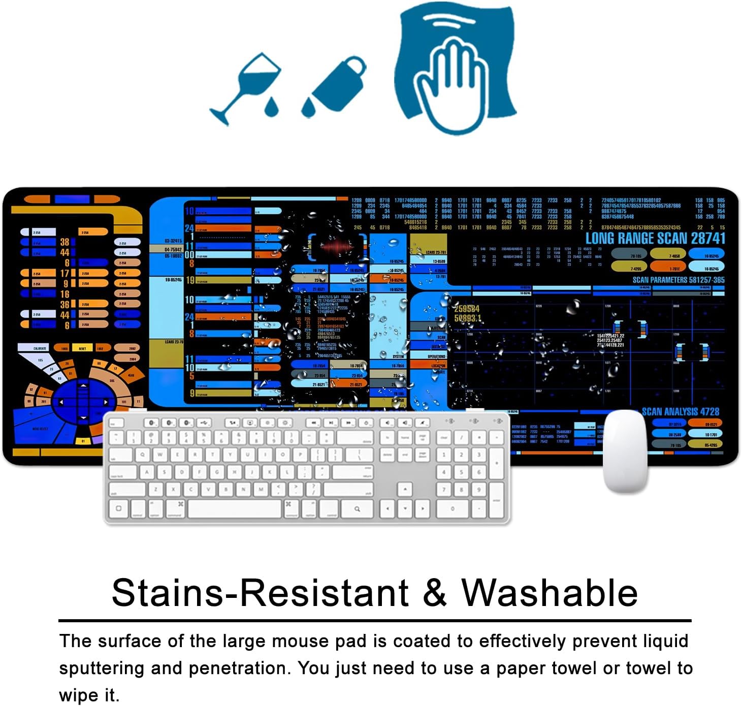 Spacecraft Dashboard Gaming Mo - Gaming Desk Mat avis et prix