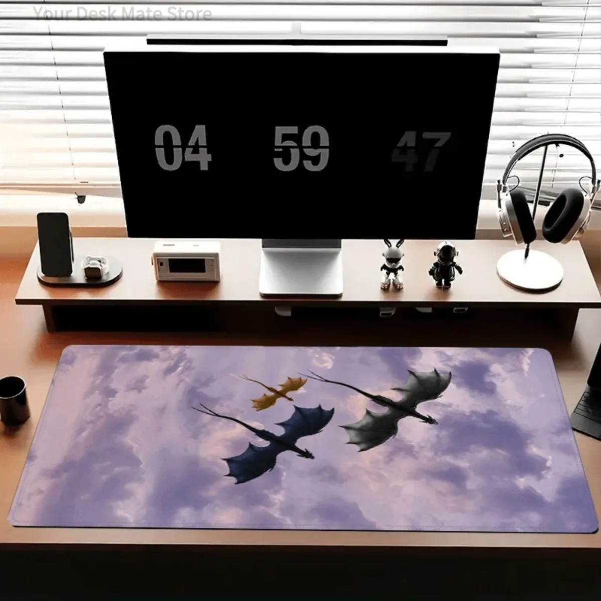 Non-Slip Rubber Desk Mouse Pad - Pc Gaming Aesthetic avis et prix