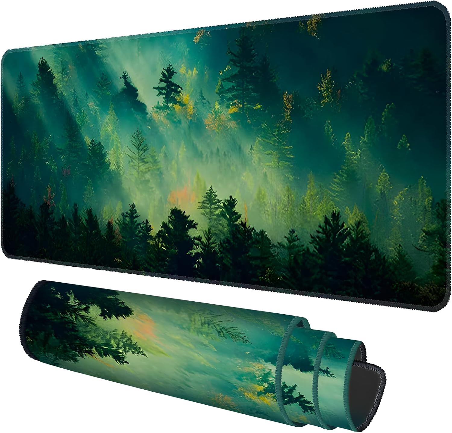 Large Mouse Pad with Stitched  - Gaming Desk Mat avis et prix