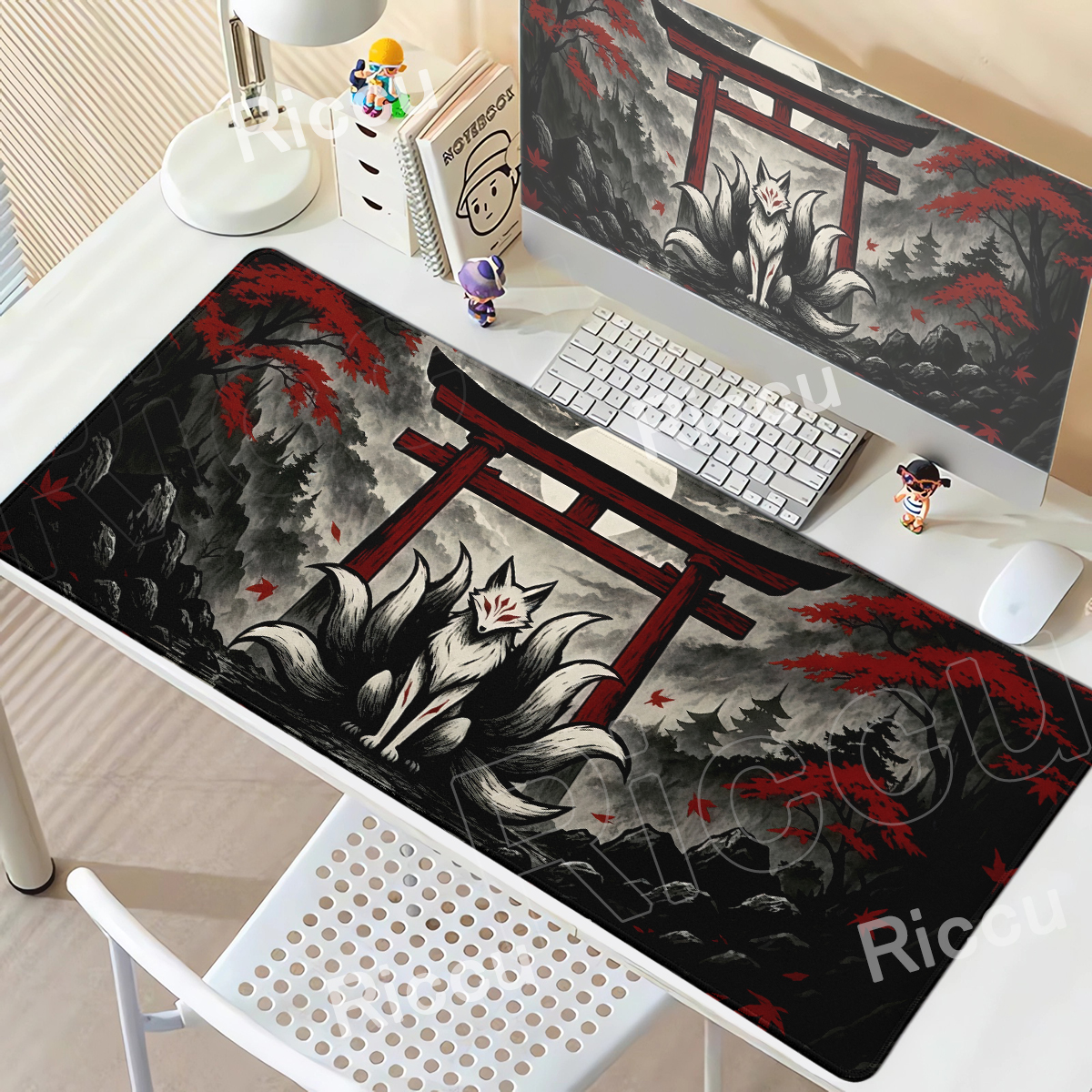 Black And Red Gaming Mousepad  - Pc Gaming Aesthetic avis et prix