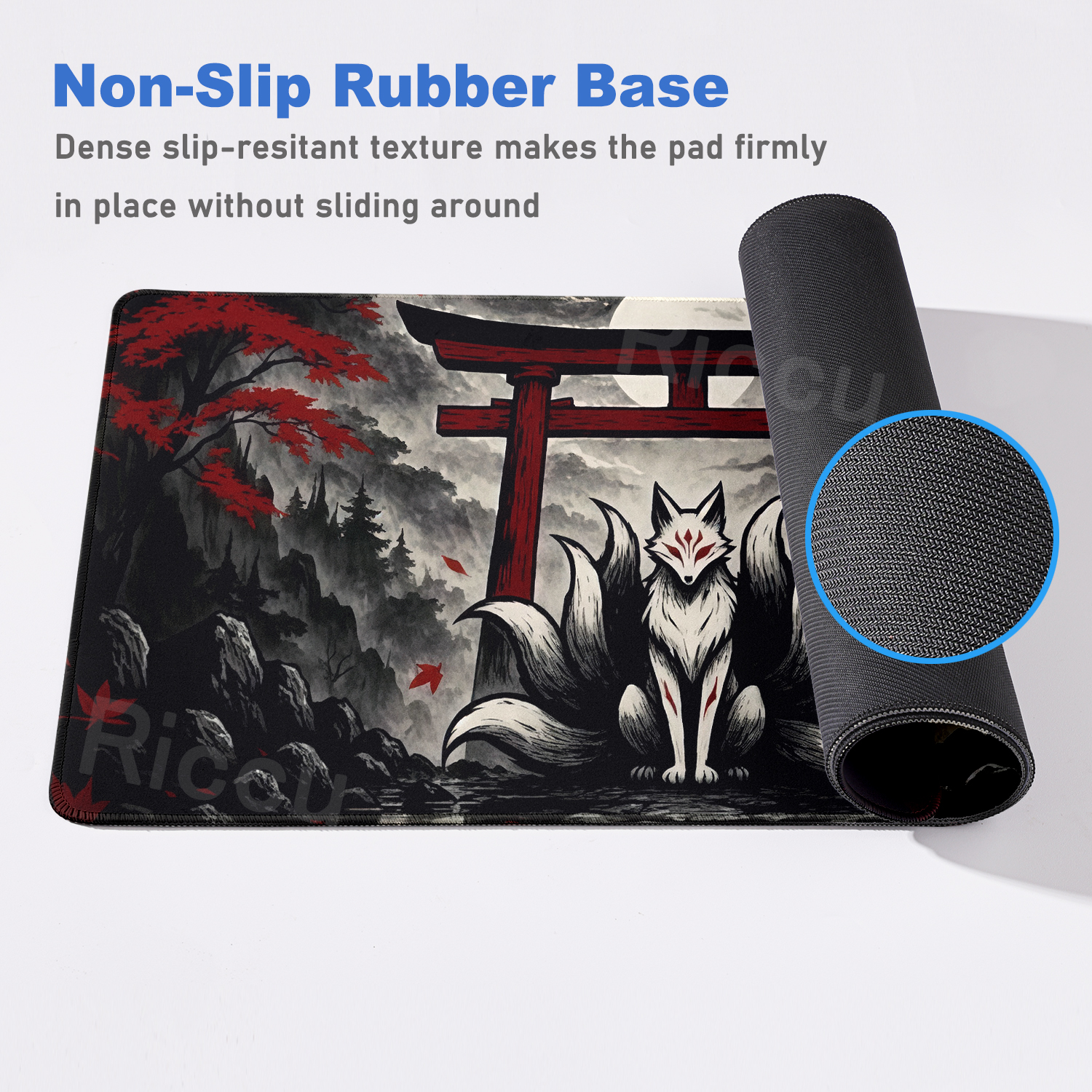 Black And Red Gaming Mousepad  - Pc Gaming Aesthetic avis et prix