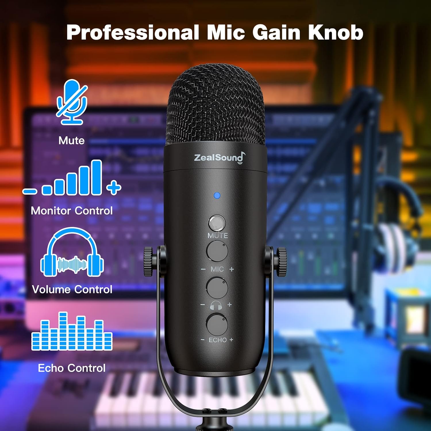 USB Podcast Microphone With Bo - Pc Gaming Youtuber avis et prix