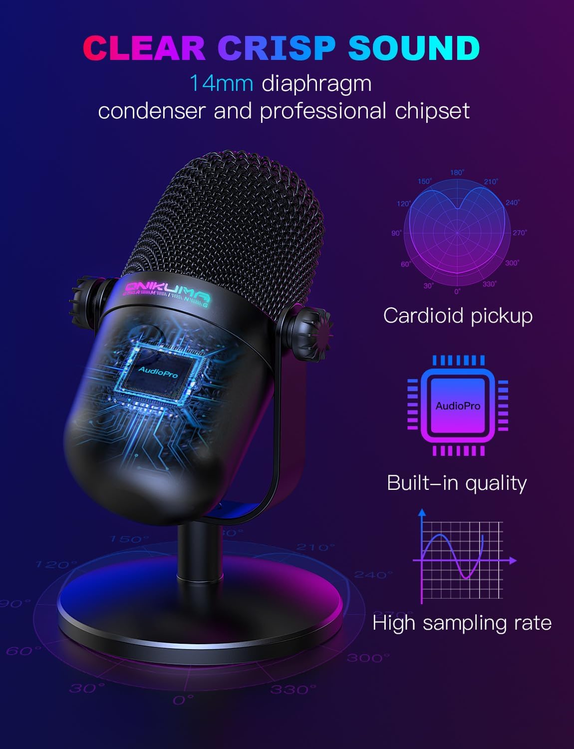 Gaming Microphone with Noise C - Pc Gaming Youtuber avis et prix