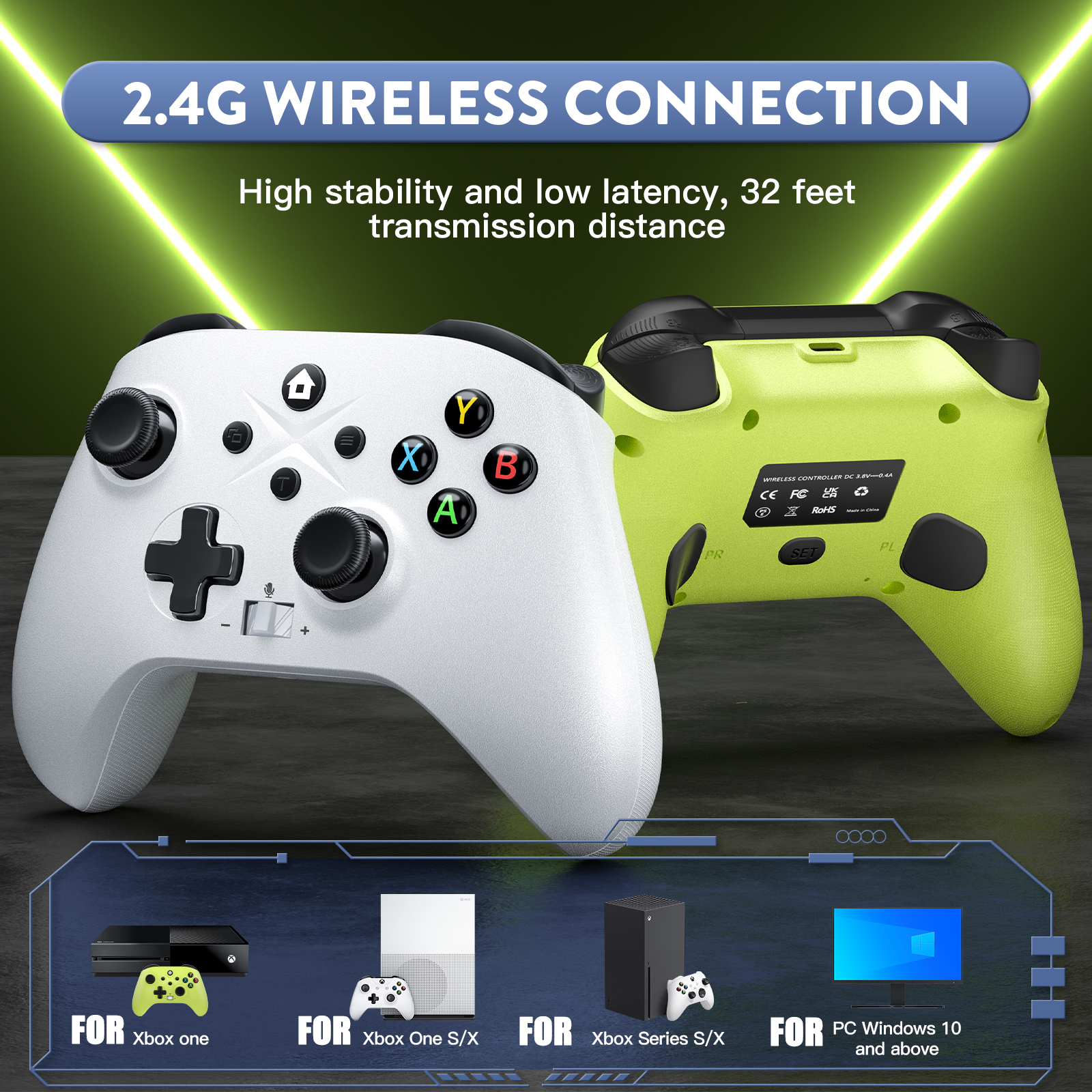 Wireless Controller W/Gaming V - Pc Gaming Xbox Controller avis et prix