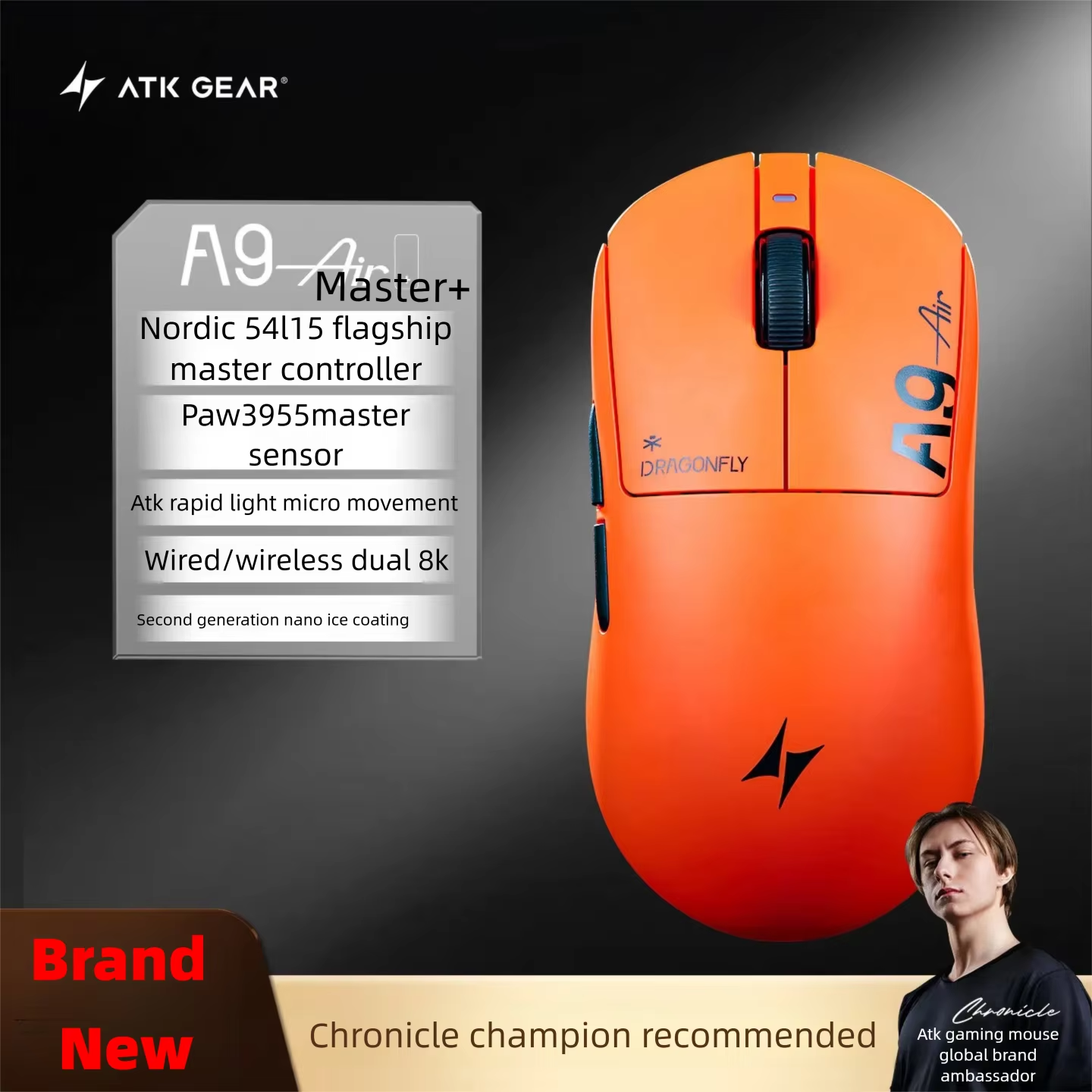 ATK A9 Air Ultimate Plus Gamin - Fps Gaming Mouse avis et prix