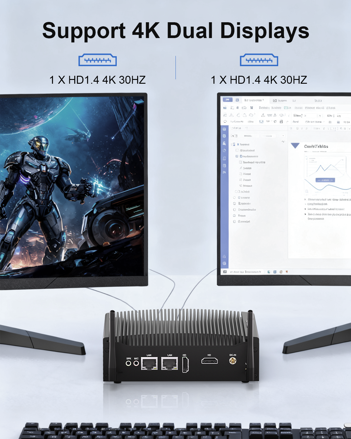 HYSTOU H7 Intel Core I5 8350u  - Pc Gaming I5 avis et prix