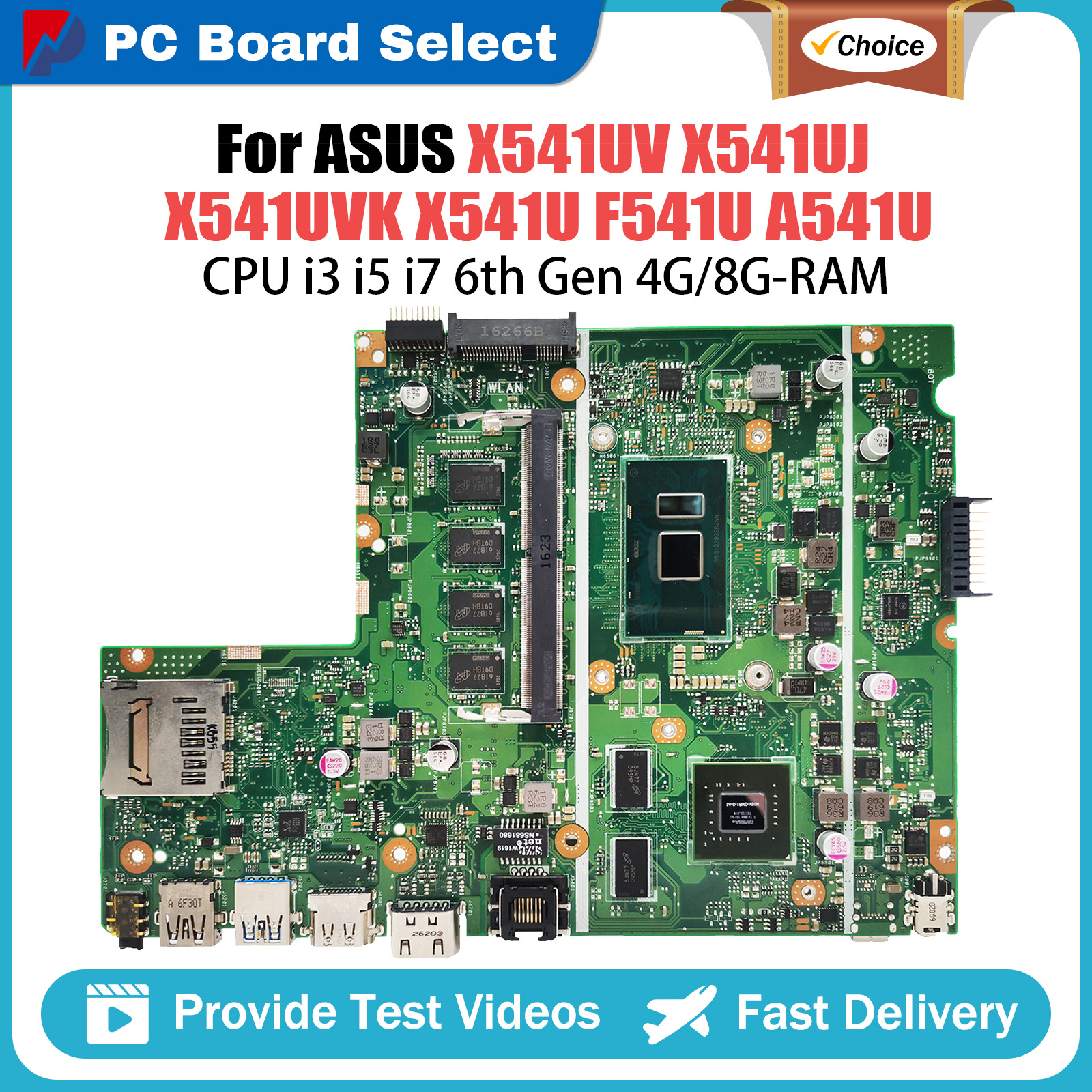 X541UV Laptop Motherboard For  - Pc Gaming I5 avis et prix