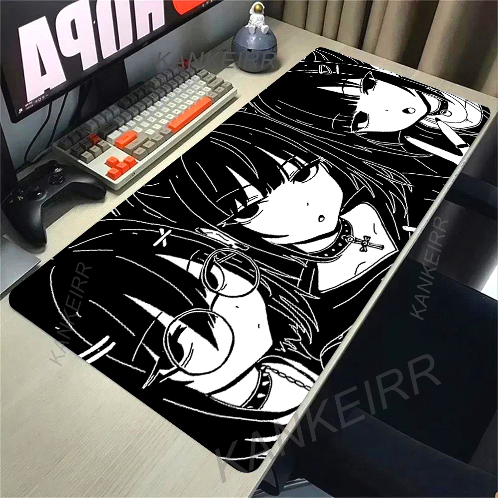 Black White Girls Mouse Mat Ae - Pc Gaming Aesthetic avis et prix