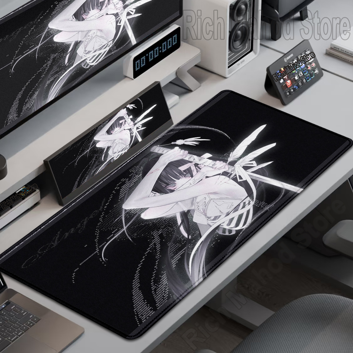 Black White Skeleton Sword Gir - Pc Gaming Aesthetic avis et prix