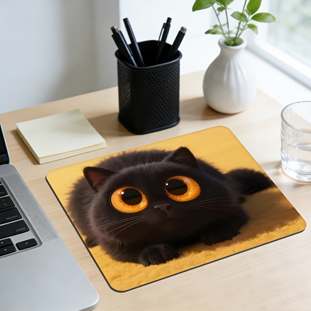 Brand Black Cat Mouse Pad Iron - Pc Gaming Aesthetic avis et prix