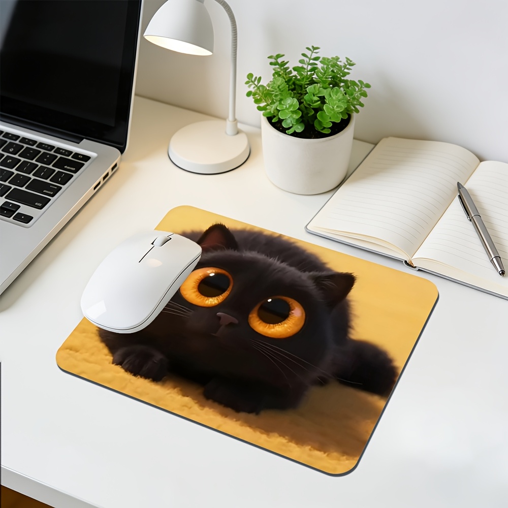 Brand Black Cat Mouse Pad Iron - Pc Gaming Aesthetic avis et prix