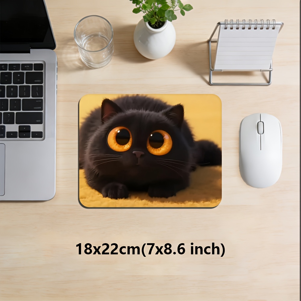 Brand Black Cat Mouse Pad Iron - Pc Gaming Aesthetic avis et prix