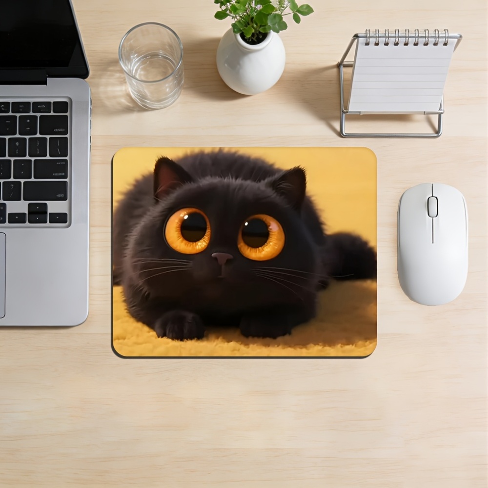 Brand Black Cat Mouse Pad Iron - Pc Gaming Aesthetic avis et prix