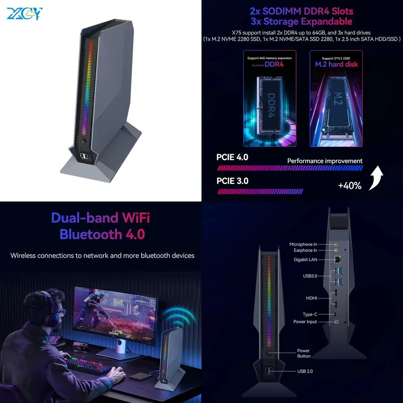 【CHIMU HOME】 Gaming Mini PC Co - Pc Gaming Rtx 4060 avis et prix