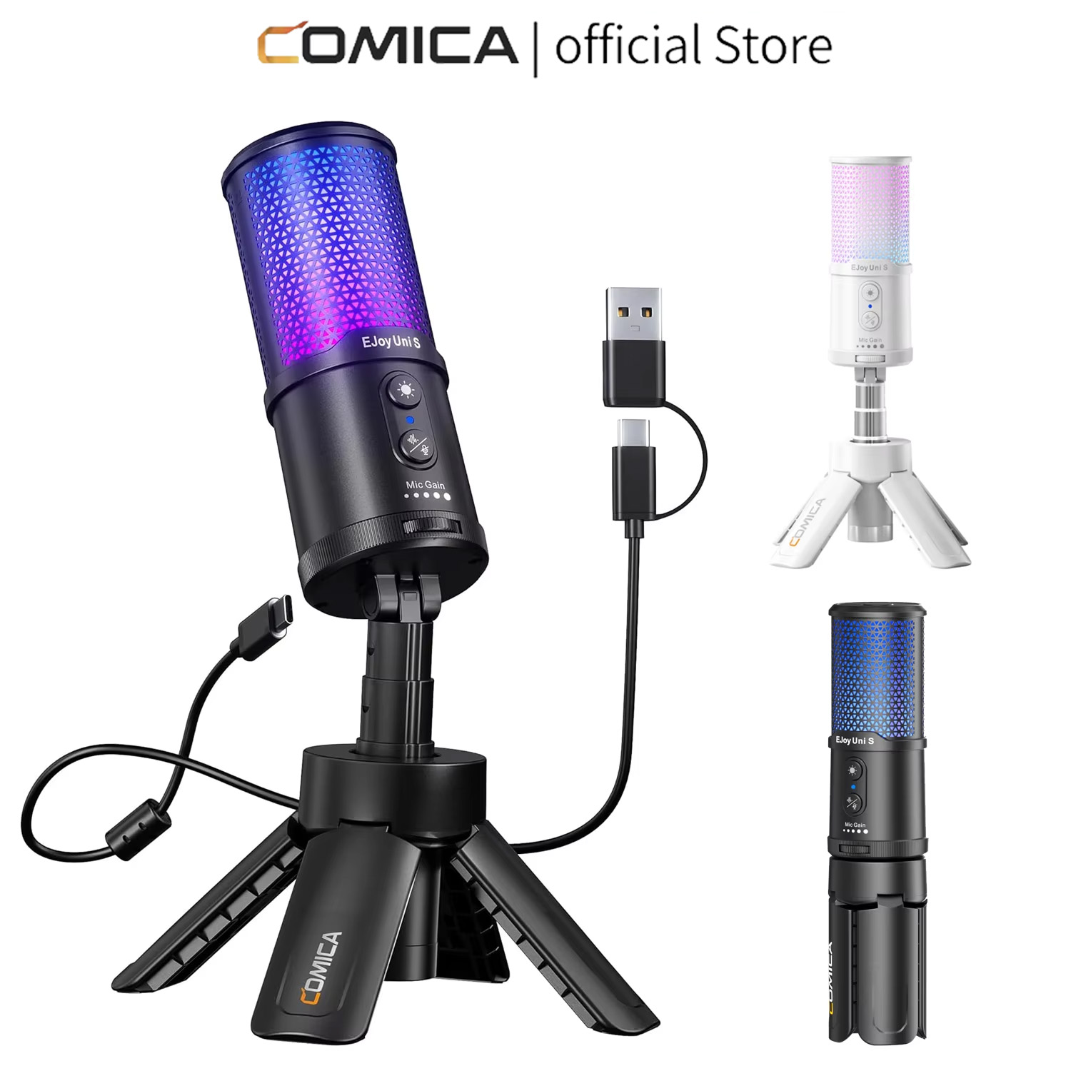 COMICA RGB Gaming USB Condense - Pc Gaming Youtuber avis et prix