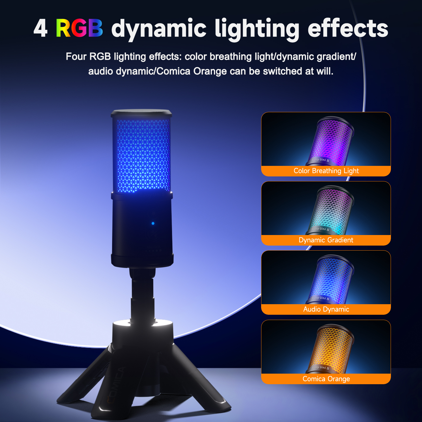 COMICA RGB Gaming USB Condense - Pc Gaming Youtuber avis et prix