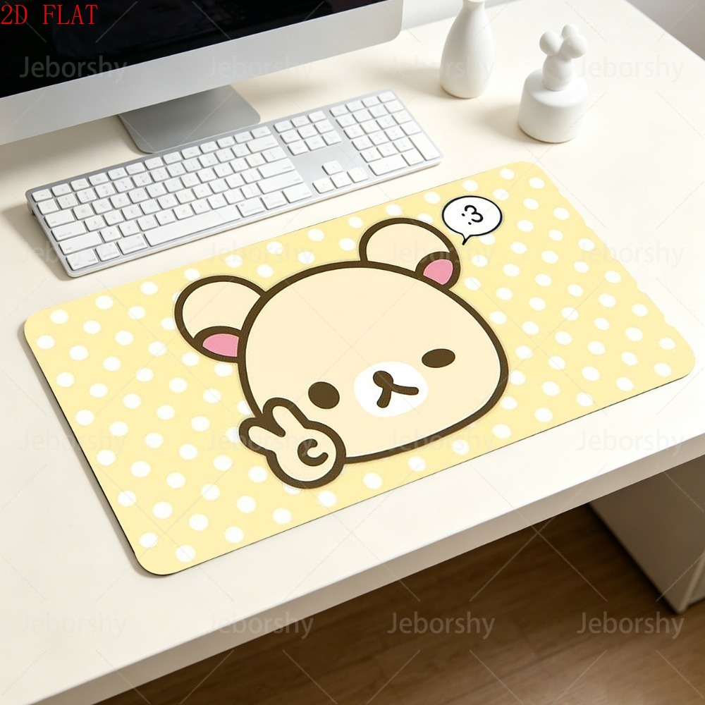 Rilakkuma Large Desk Pad Cute  - Pc Gaming Aesthetic avis et prix
