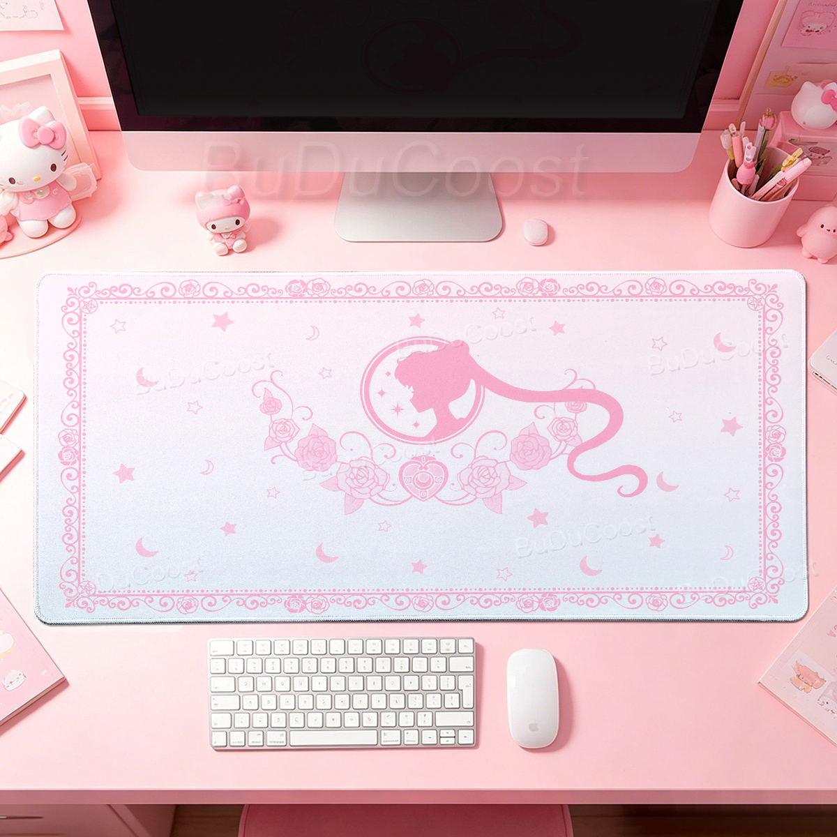 Kawaii Anime Girls Pink Mouse  - Pc Gaming Aesthetic avis et prix