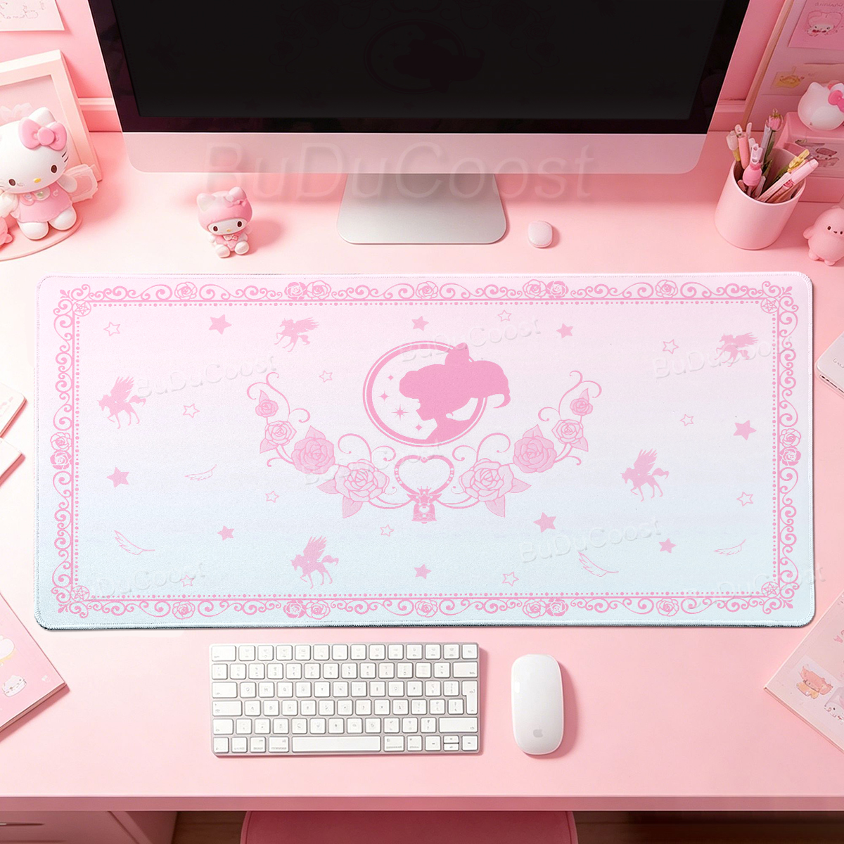 Kawaii Anime Girls Pink Mouse  - Pc Gaming Aesthetic avis et prix