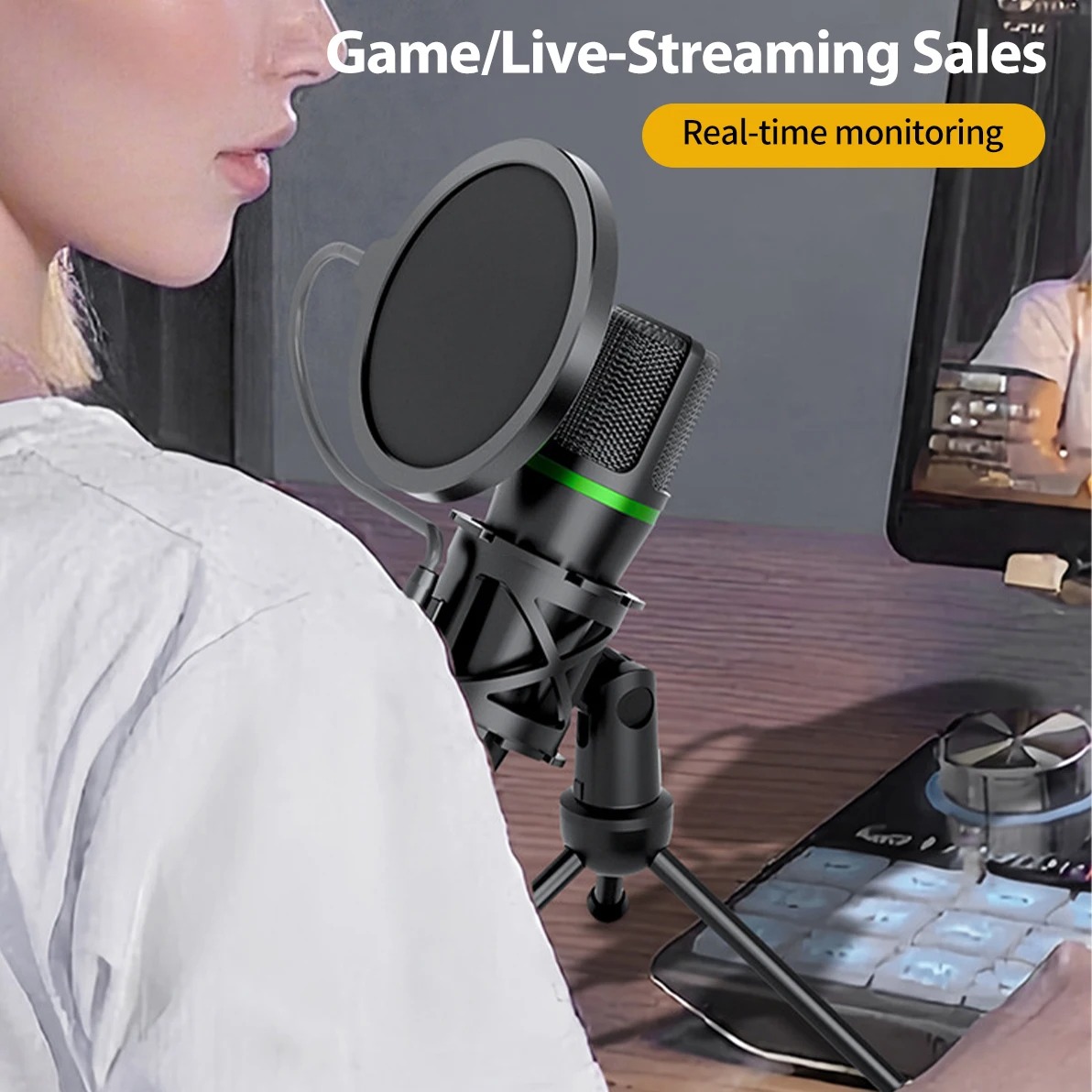 Professional Condenser Microph - Pc Gaming Youtuber avis et prix