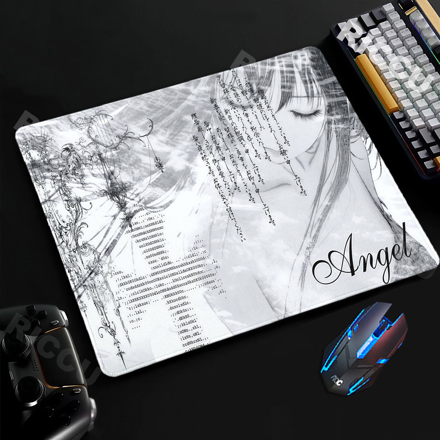 Anime Girl Aesthetics Mouse Pa - Pc Gaming Aesthetic avis et prix