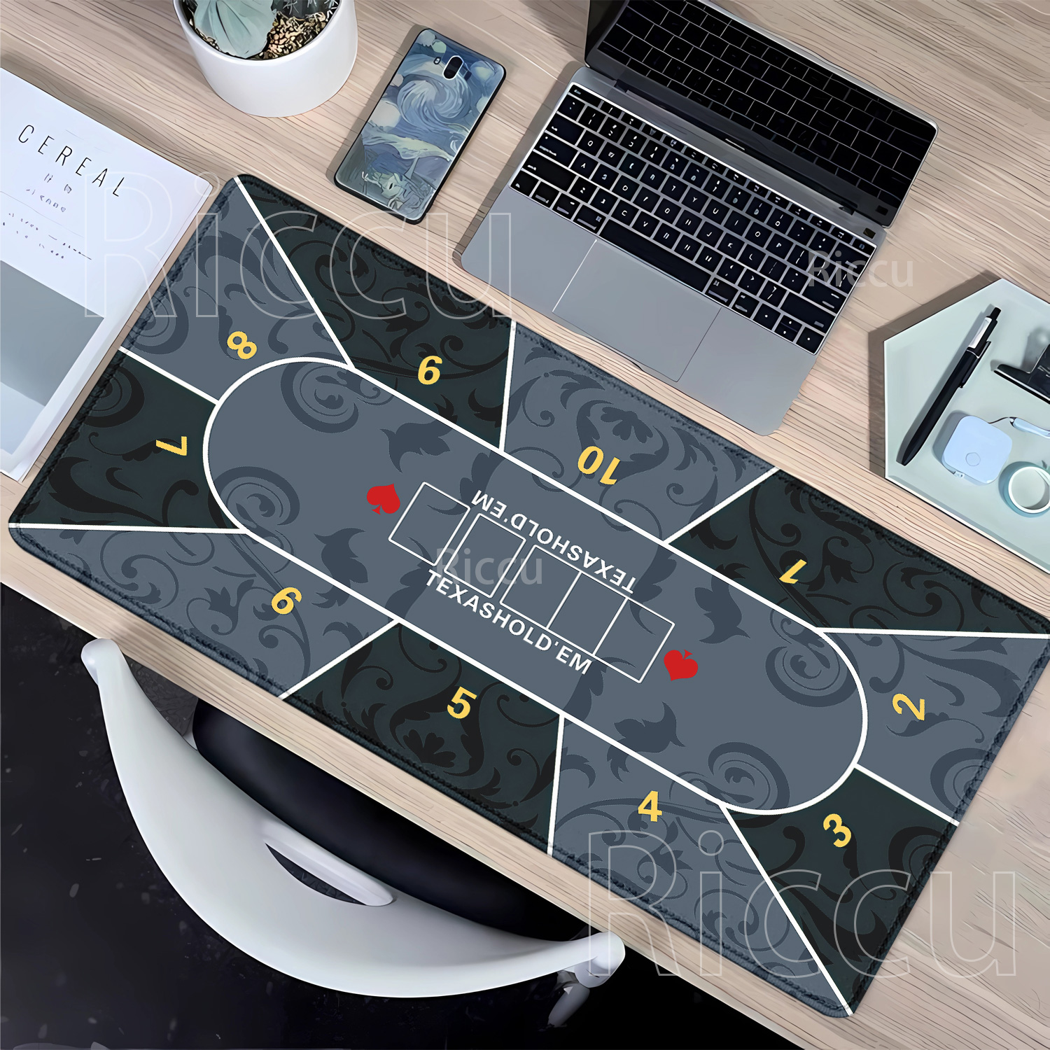 Mousepad Texas Hold’em poker R - Gaming Desk Mat avis et prix