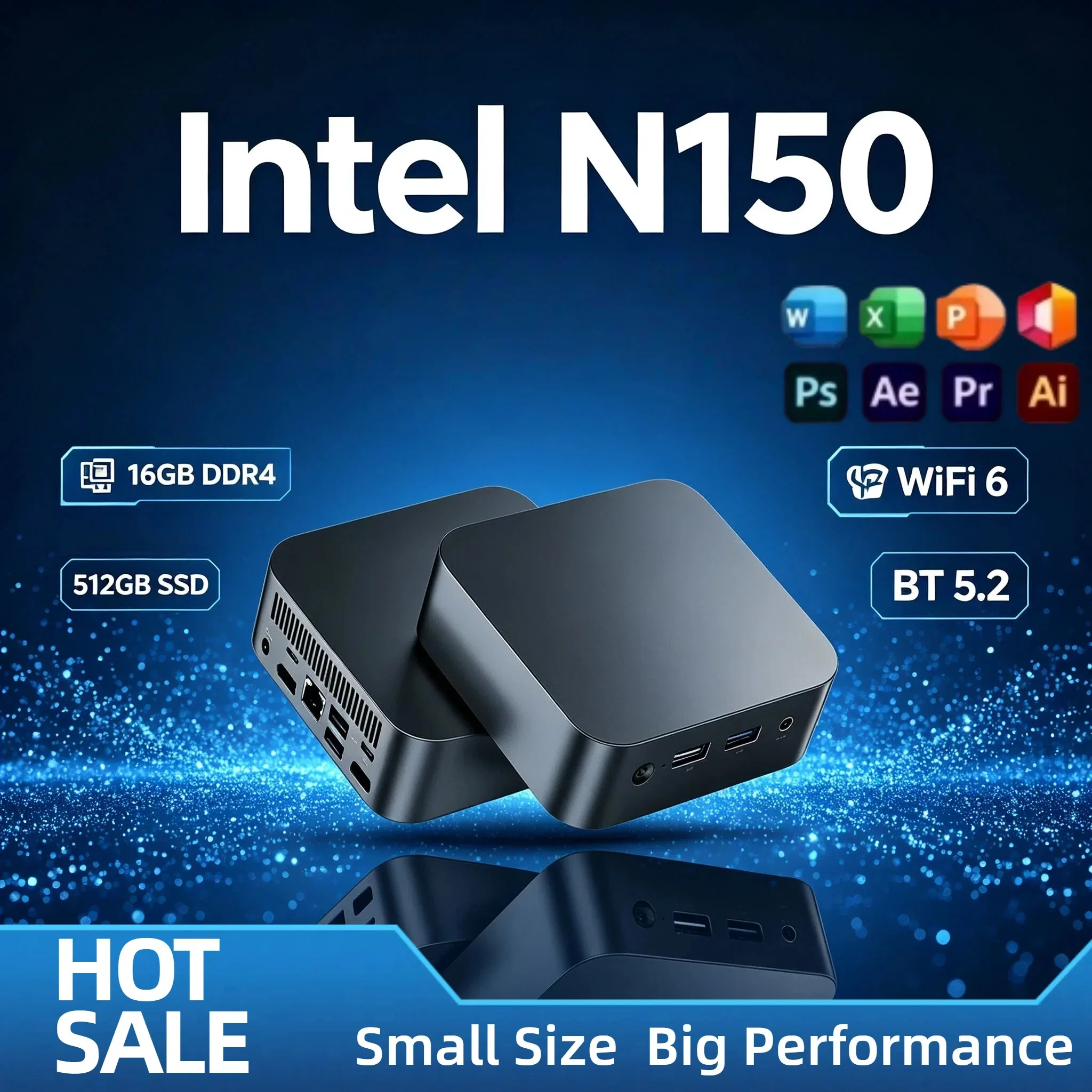 2026 Mini PC Intel N150 4 Core - Pc Unit For Gaming avis et prix